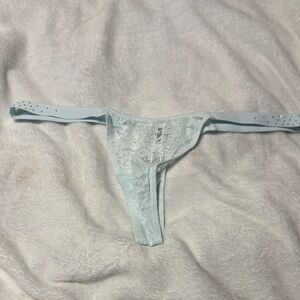 Victoria's Secret Light Blue Lace Panties